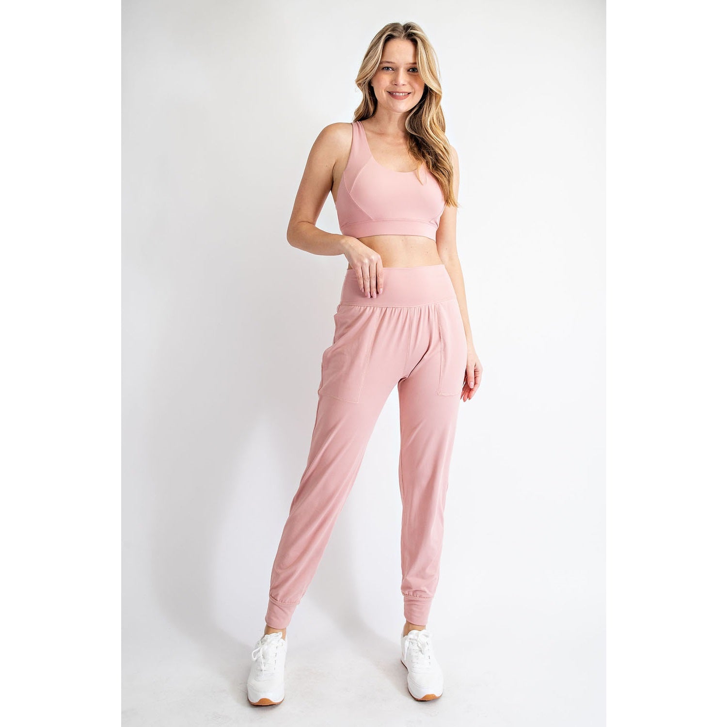 Butter Soft Joggers Plus Size with Side Pockets