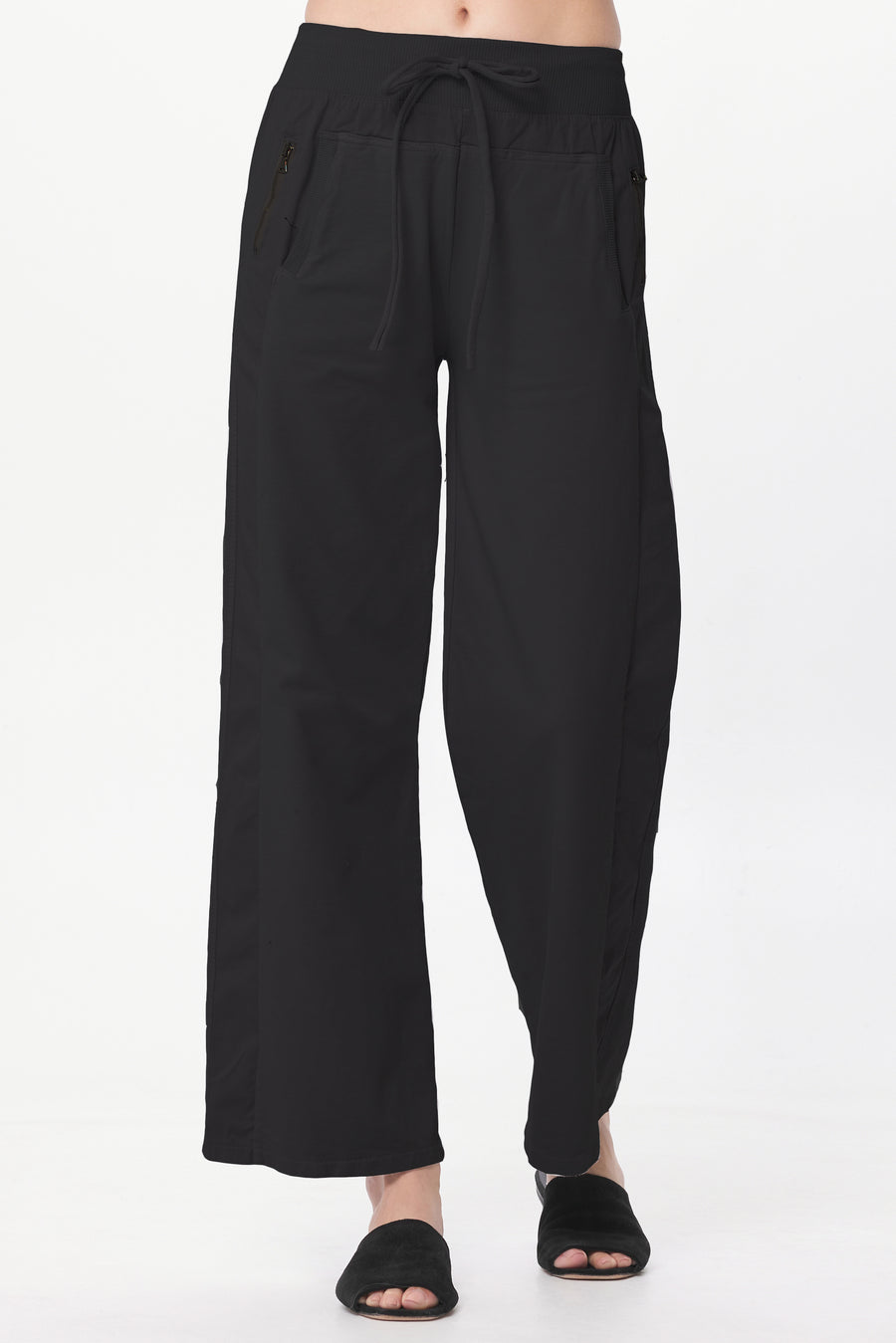 Black Ultimate Palazzo Joggers