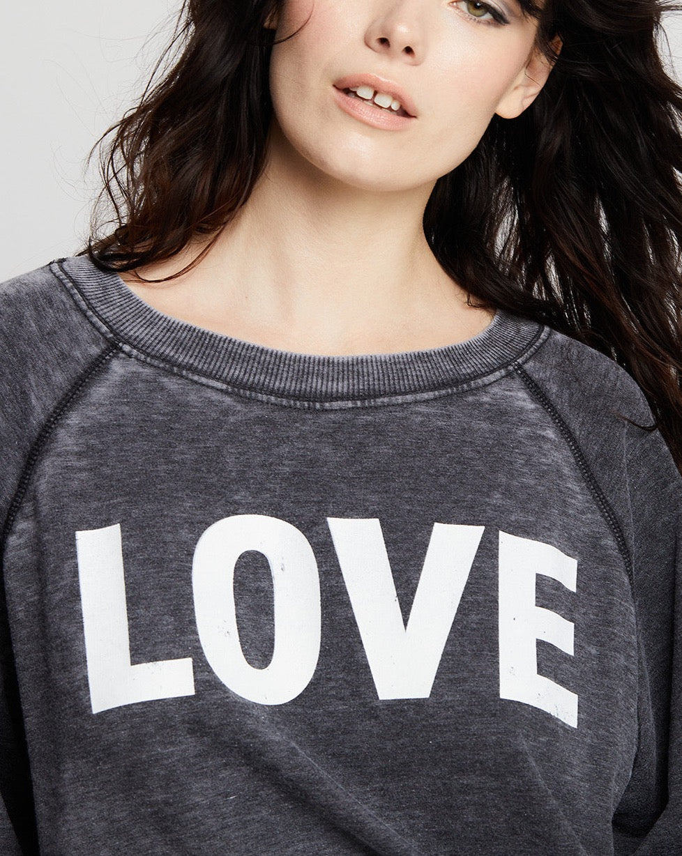 Love Oversized Sweatshirt By Recycled Karma