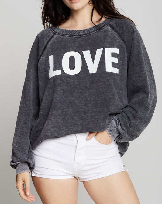 Love Oversized Sweatshirt By Recycled Karma
