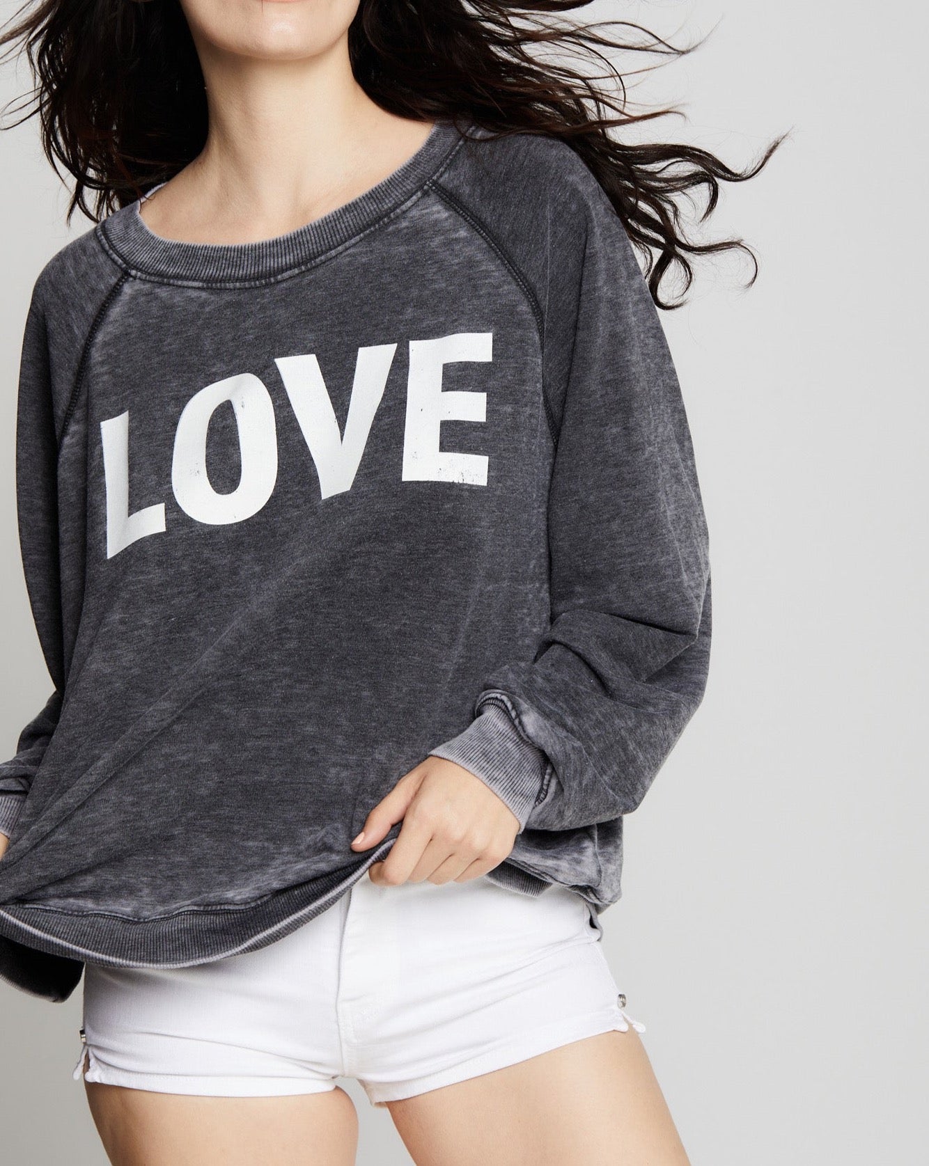 Love Oversized Sweatshirt By Recycled Karma