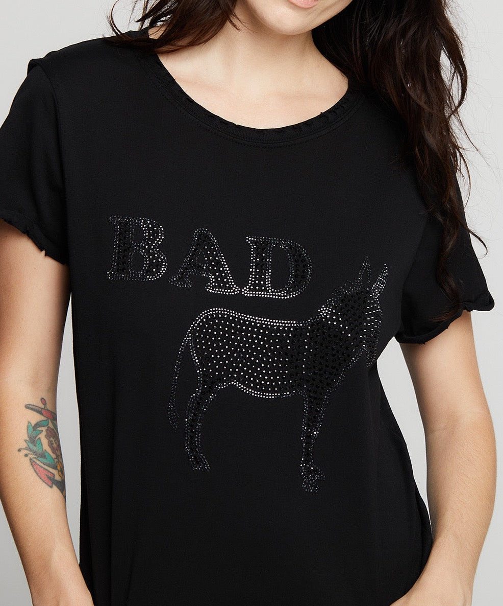 BAD ASS Crystal Tee