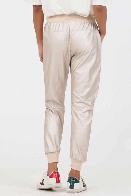 Faux Leather Gold Metallic Ultimate Jogger