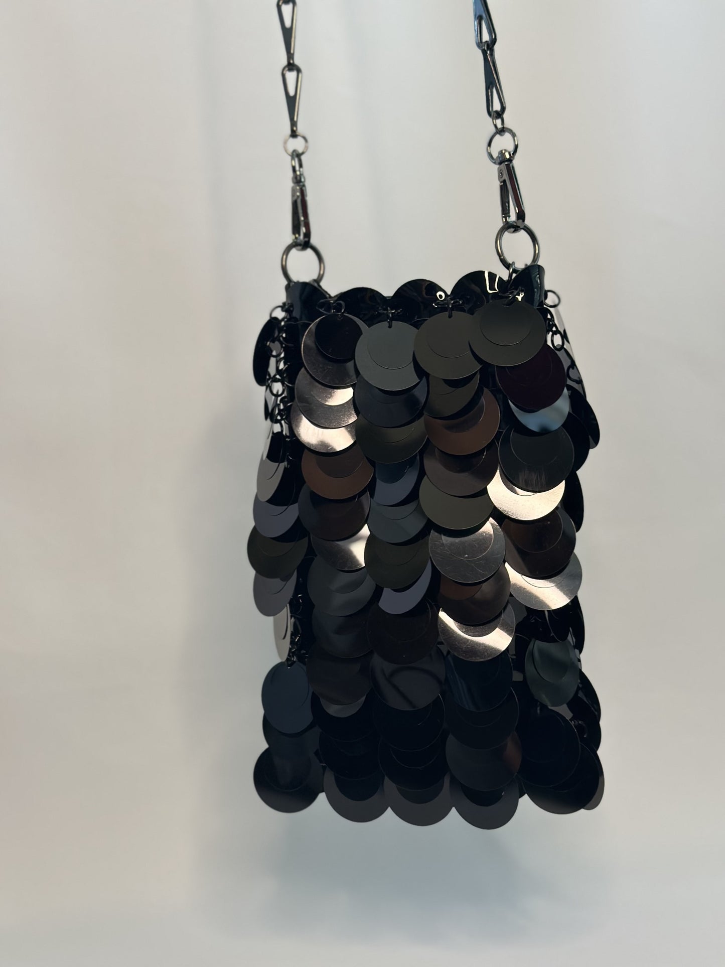 Black Sequin Paillette Bag