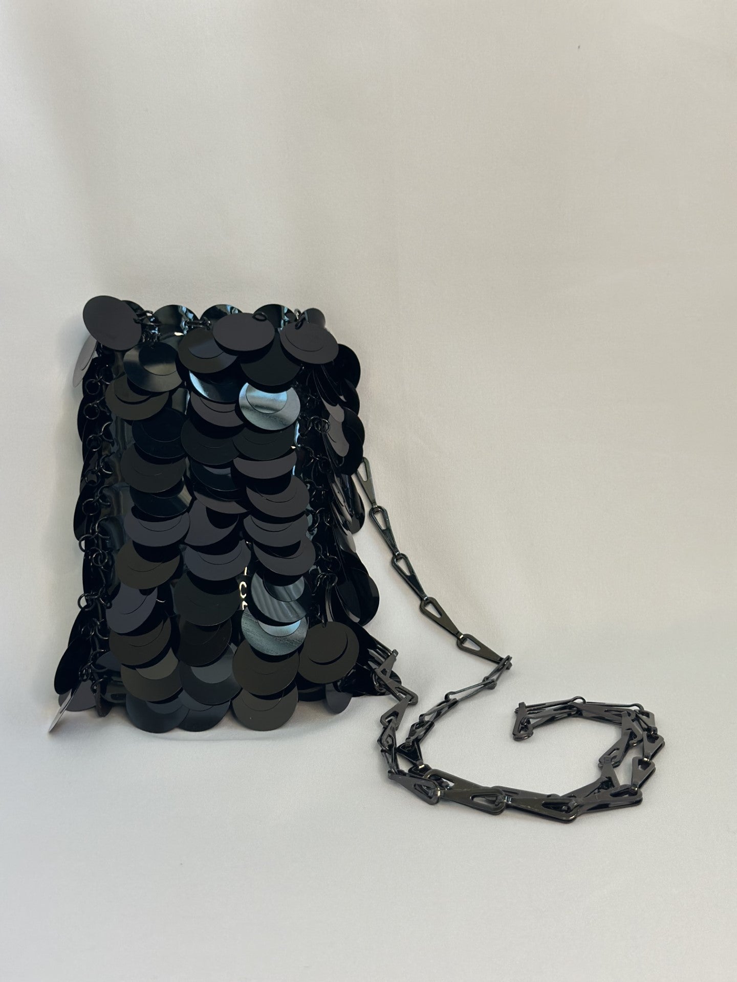 Black Sequin Paillette Bag