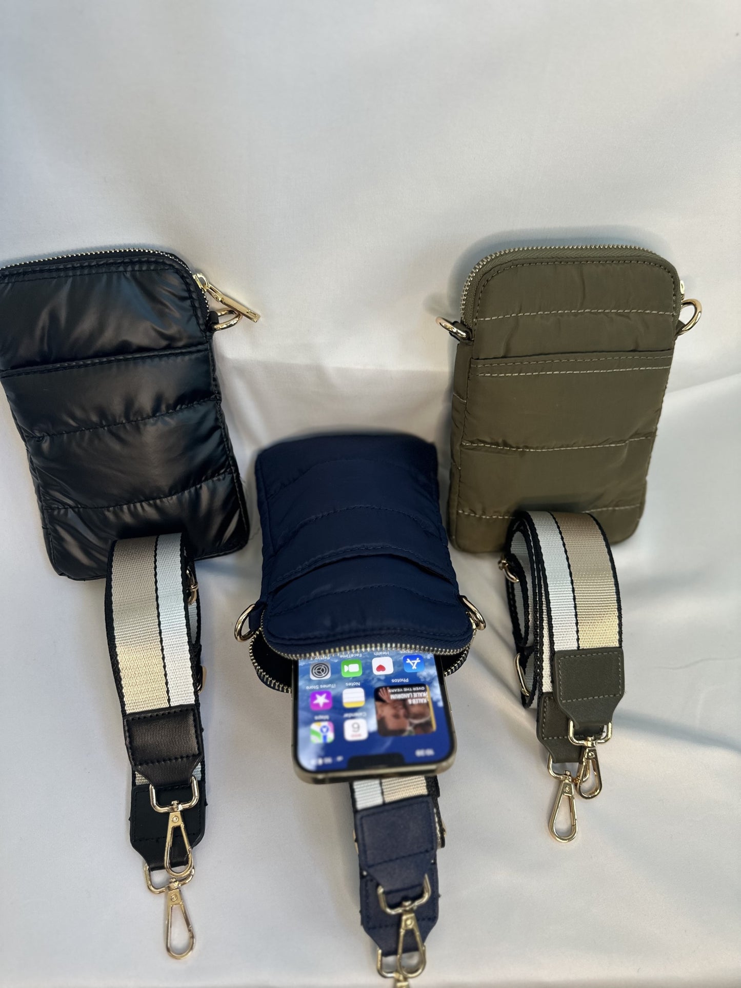 Quilted Puffer Cellphone Holder