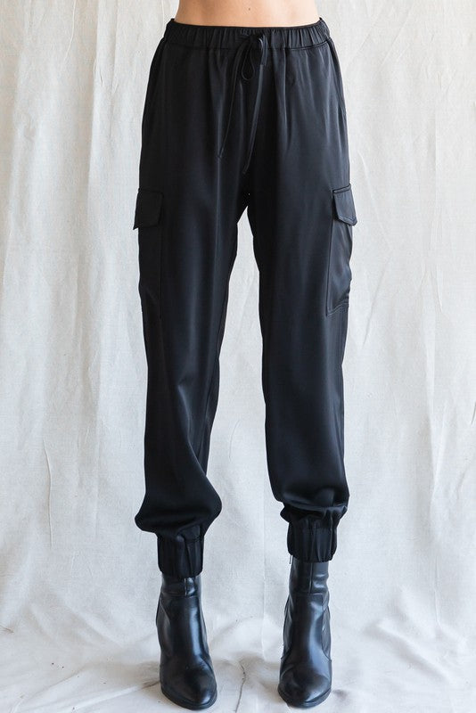 Satin Joggers