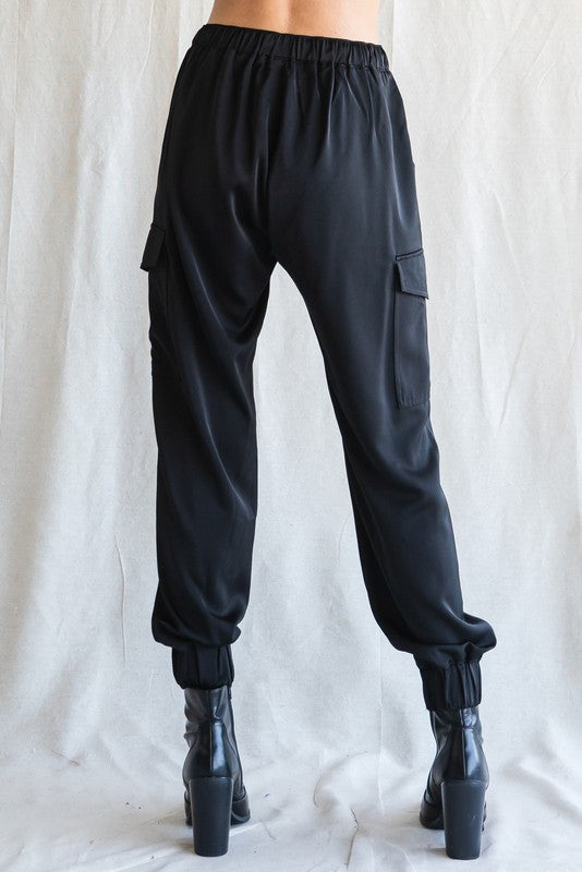 Satin Joggers