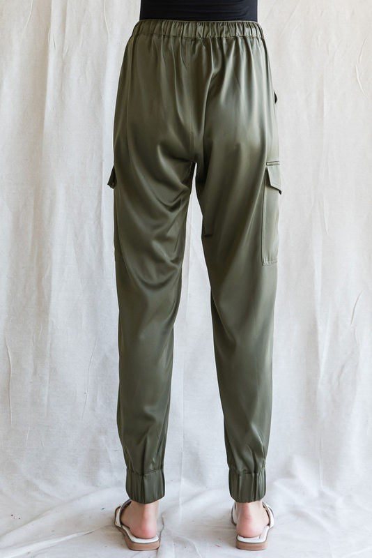 Satin Joggers