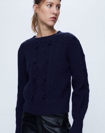 Eclipse Navy Sweater