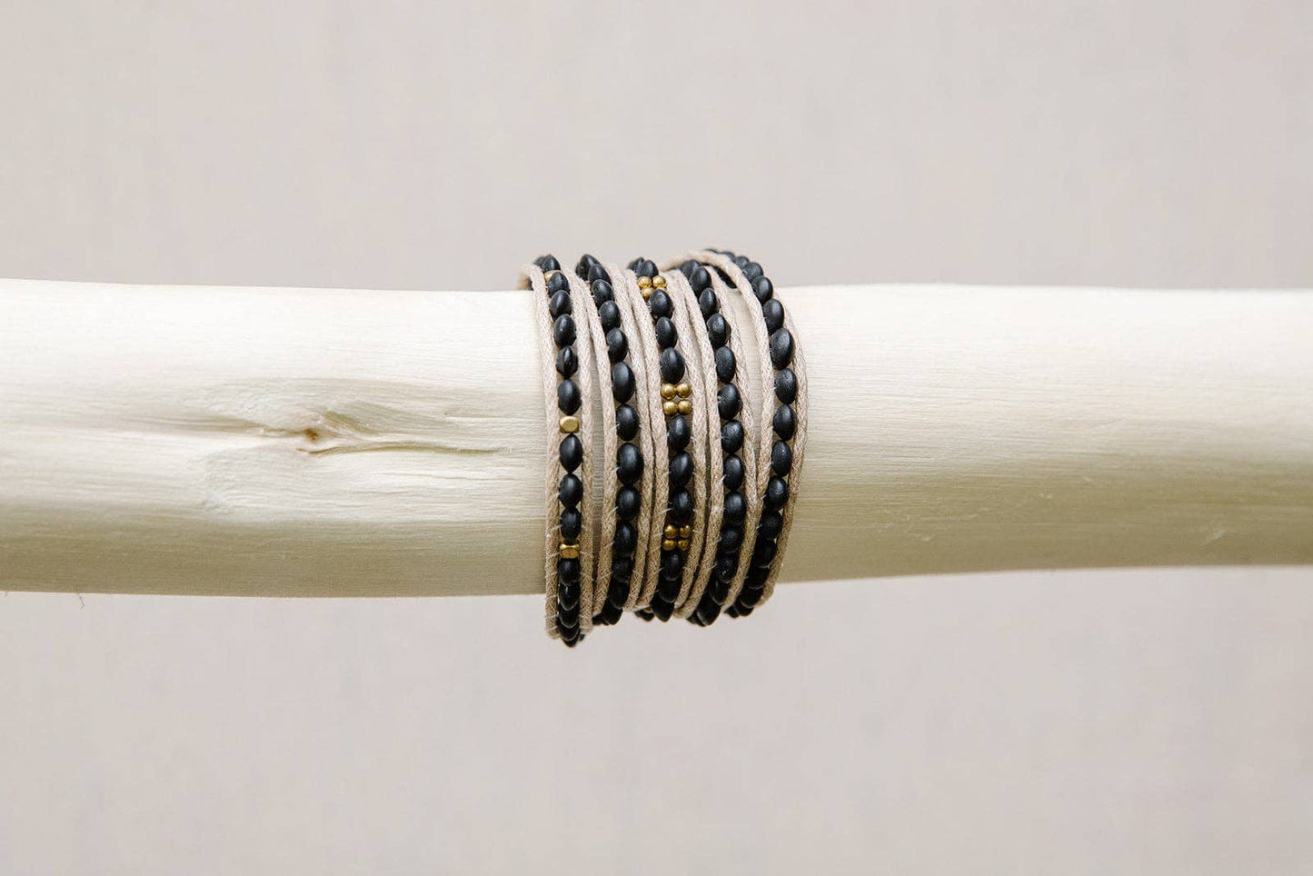 Black 5 Wrap Bracelet.