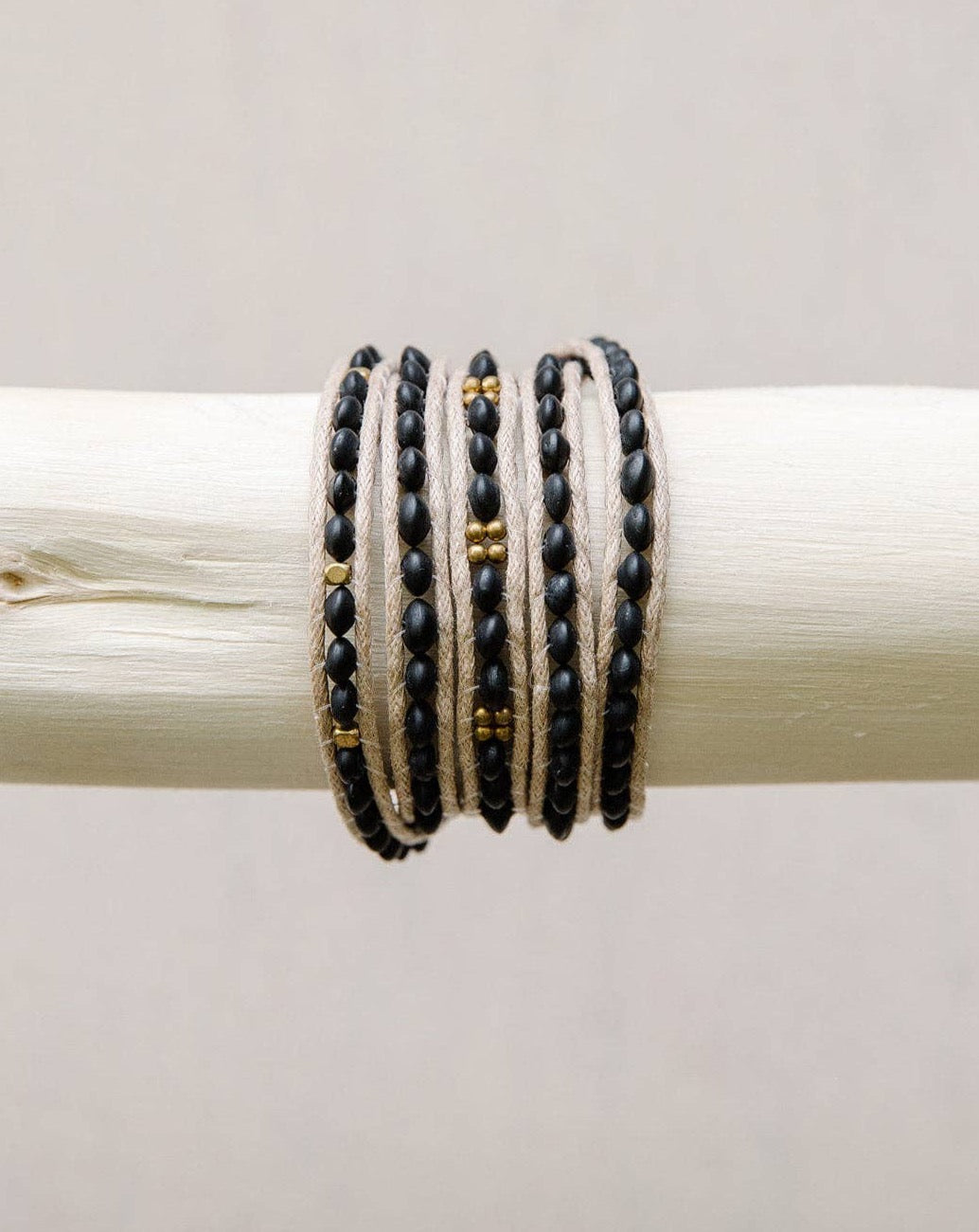 Black 5 Wrap Bracelet.