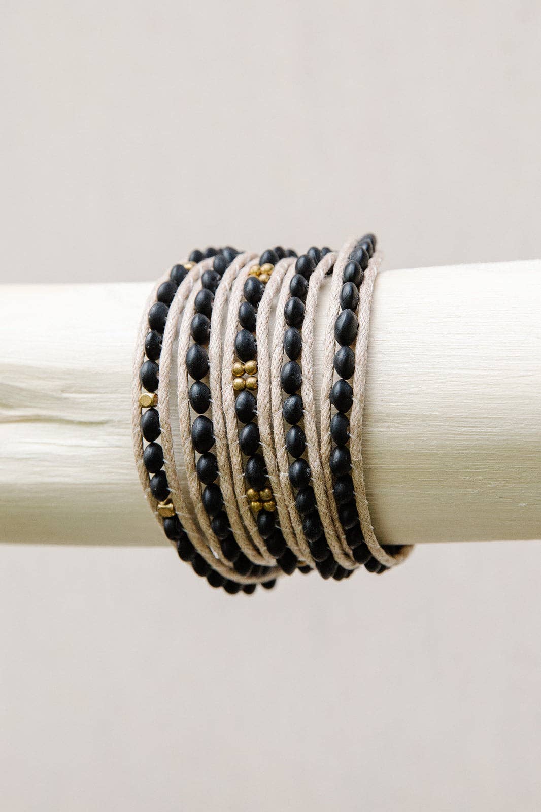 Black 5 Wrap Bracelet.