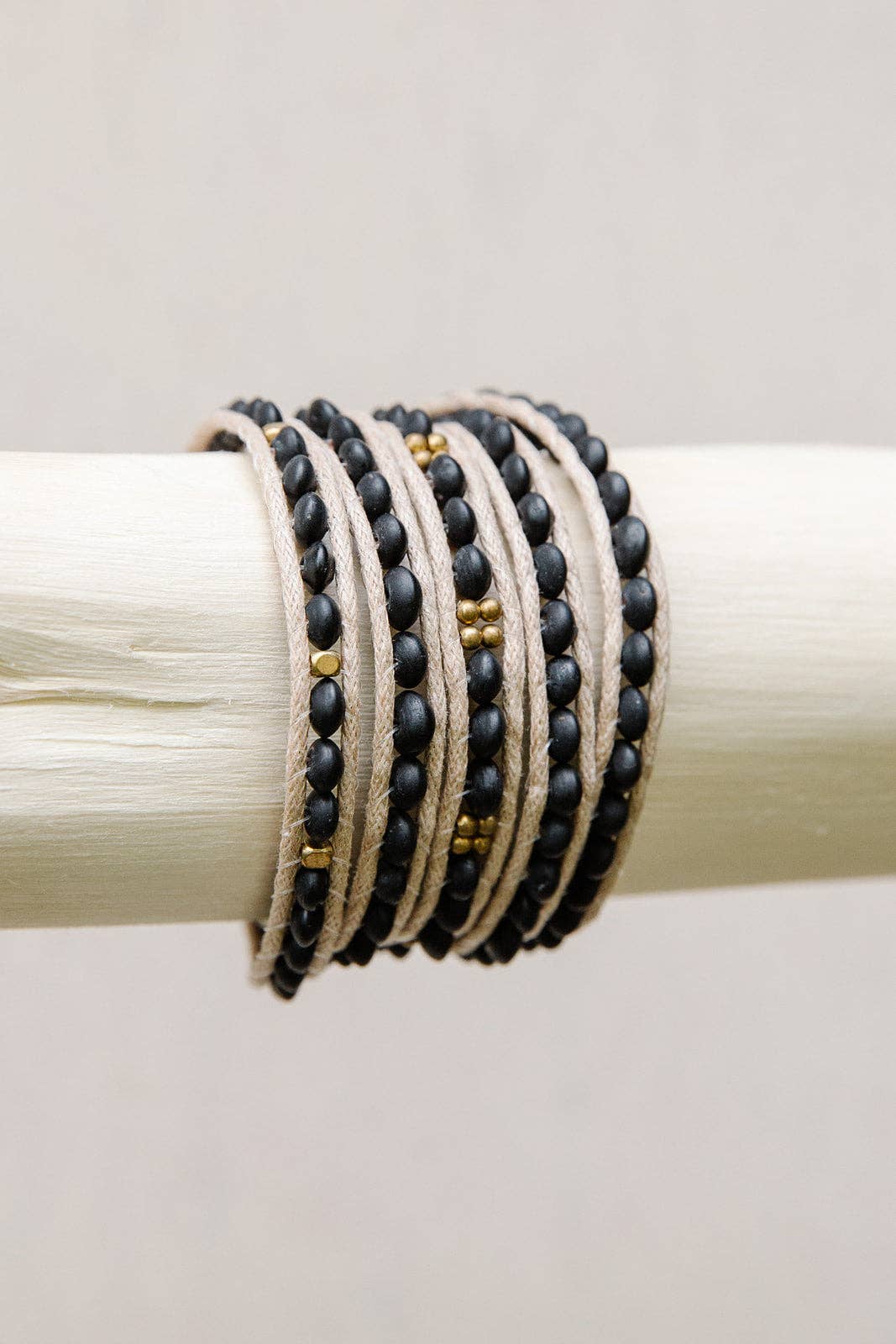 Black 5 Wrap Bracelet.