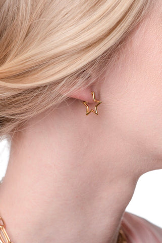 Star Line Earrings