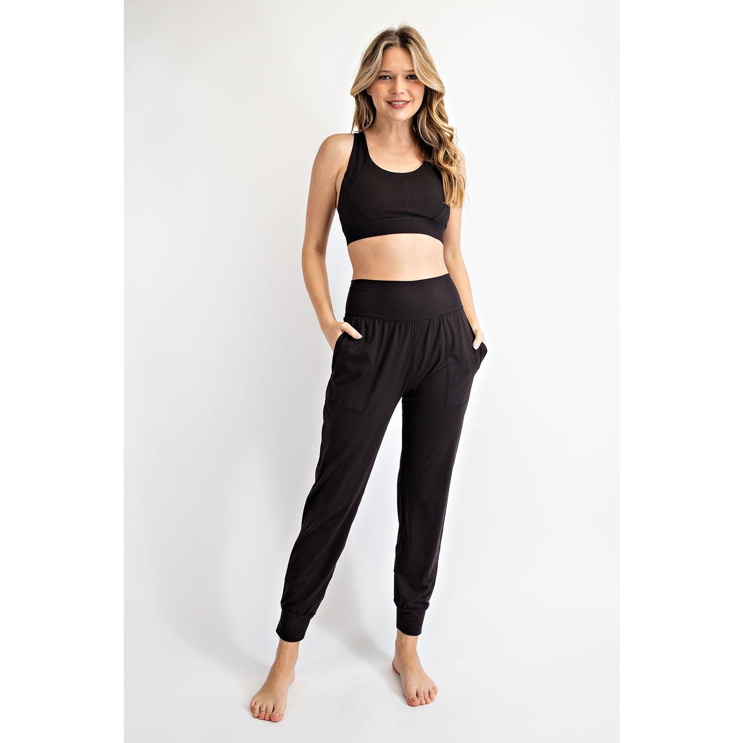 Buttery Soft Women's Yoga Joggers Pants Pockets High Waist Lightweight  Sweatpants Running Lounge Pants，,8/L，G143842