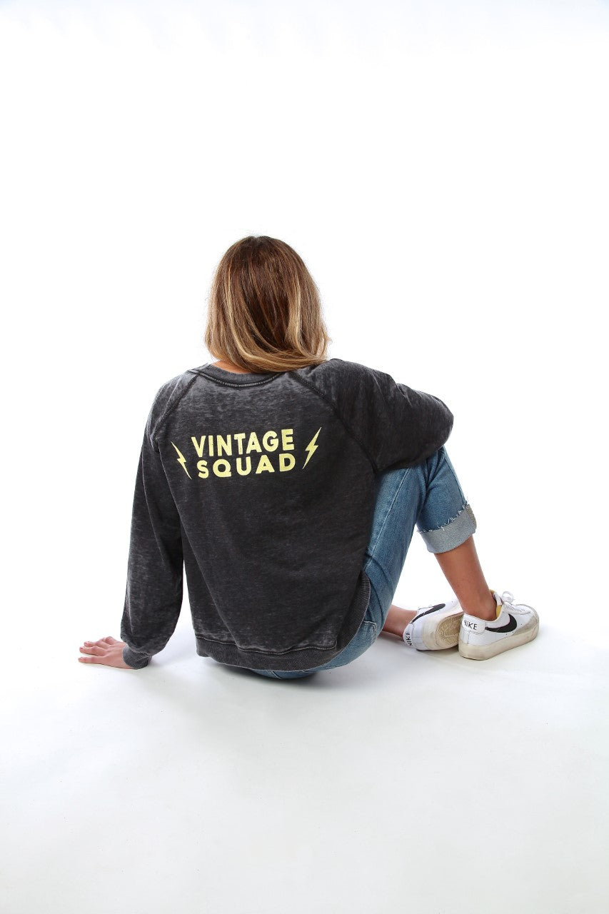 Vintage Squad Burnout Sweatshirt.