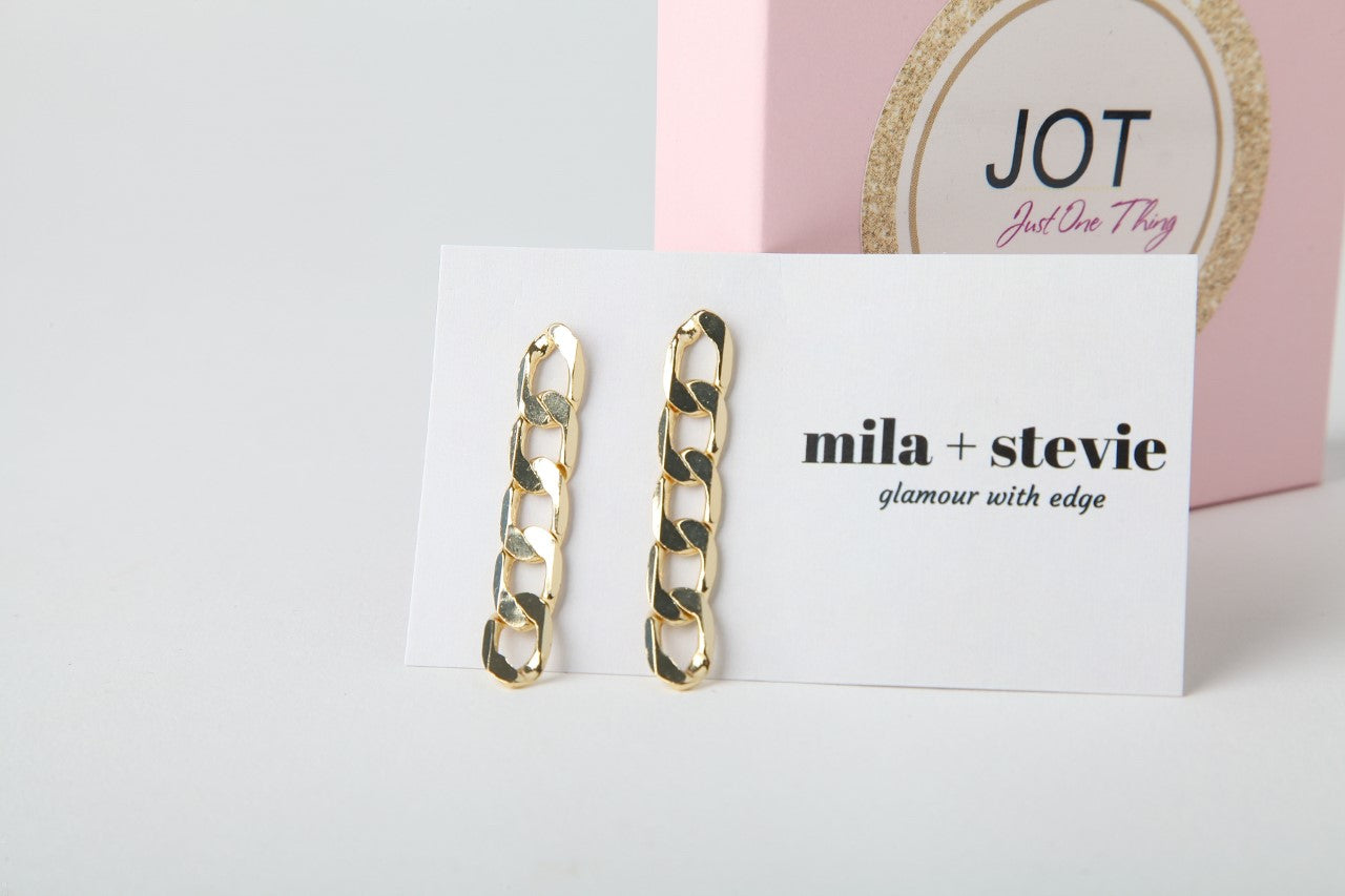 Bold Gold Chain Earrings - Just One Thing