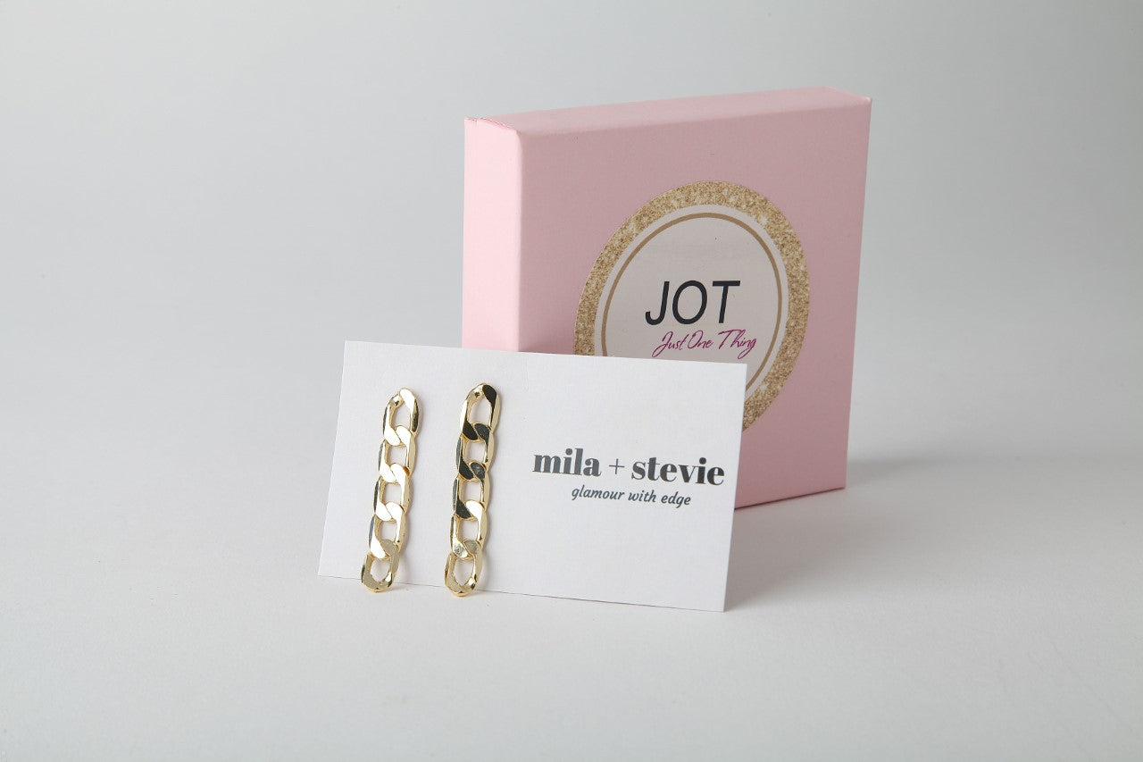 Bold Gold Chain Earrings - Just One Thing