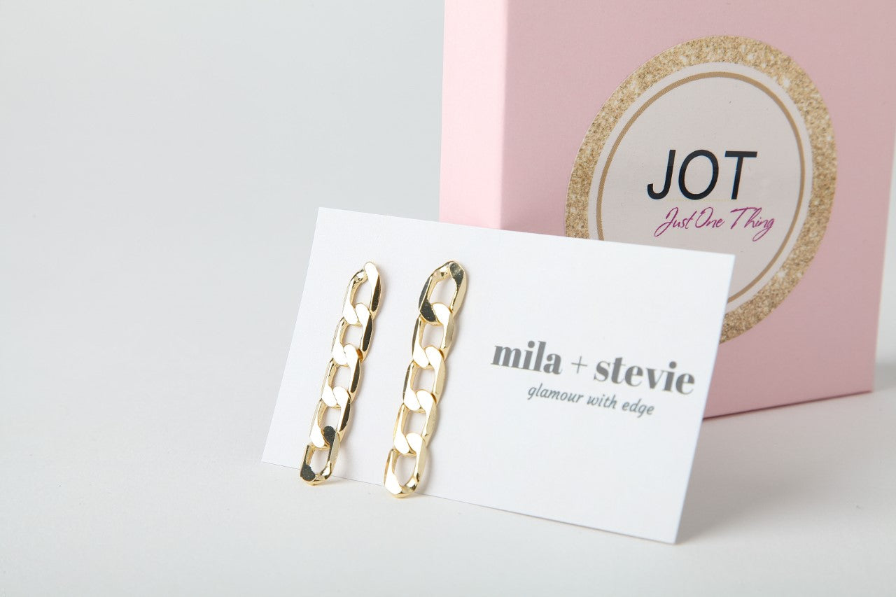 Bold Gold Chain Earrings - Just One Thing