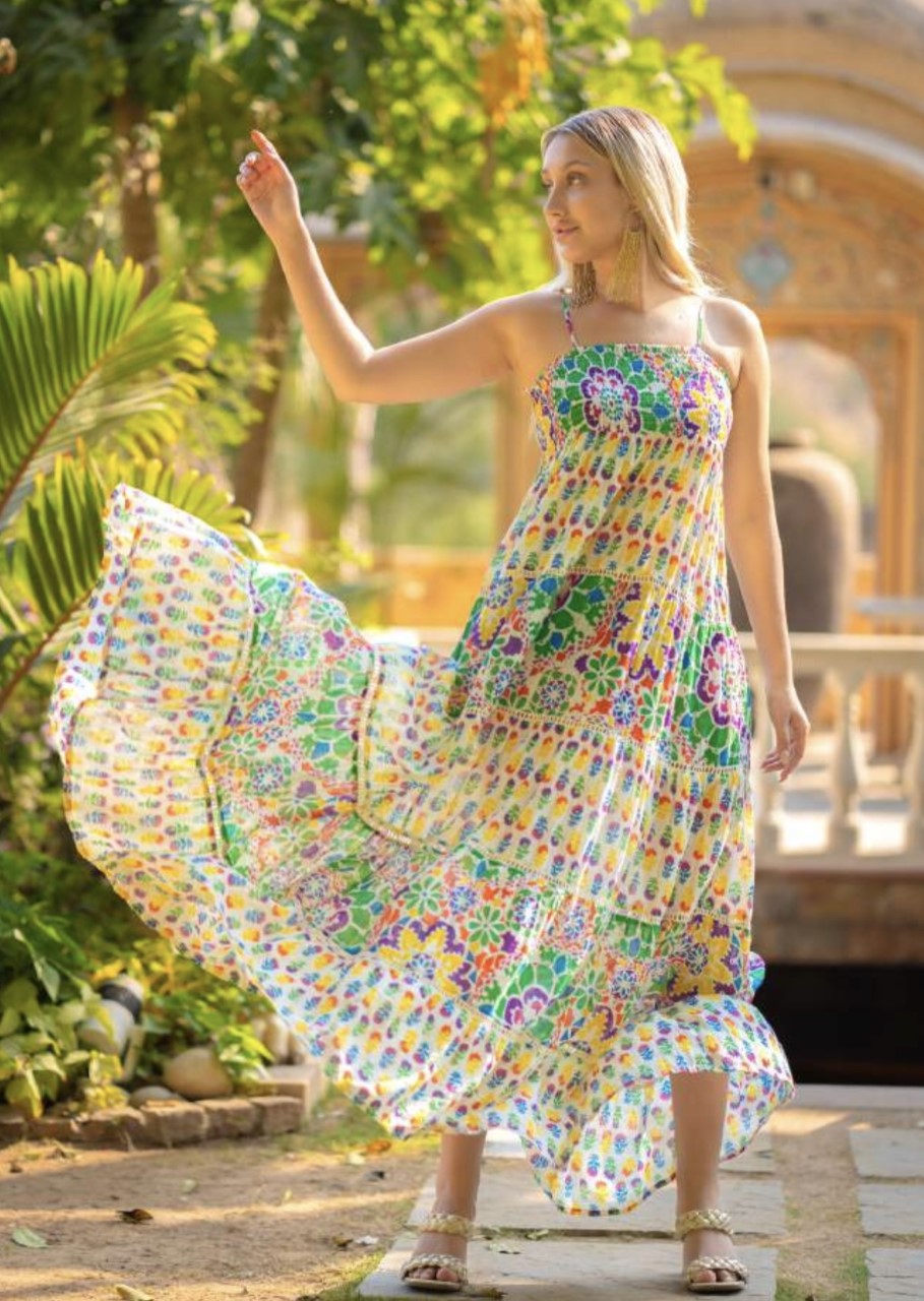 Sohana Floral Dress, Maxi Dress