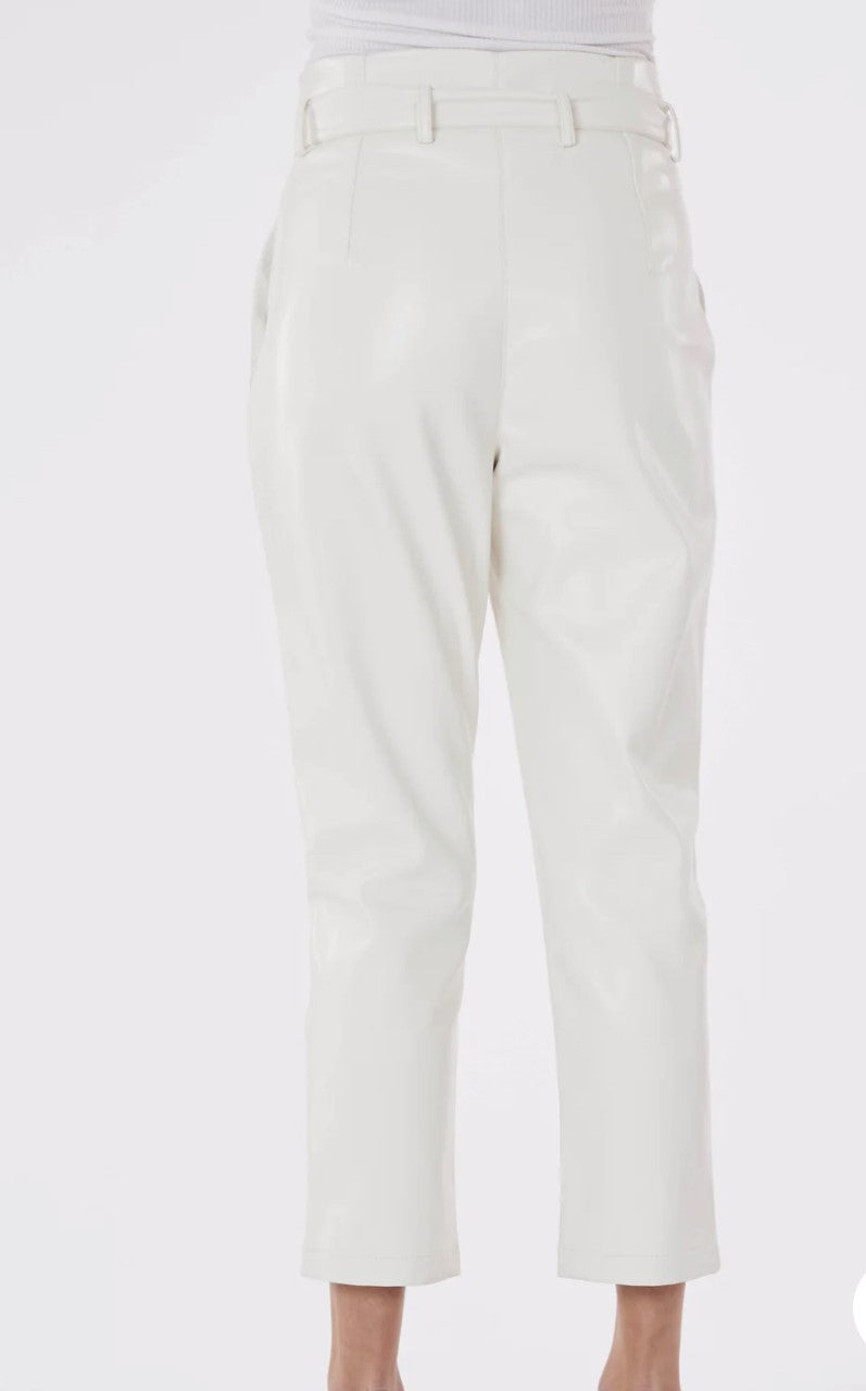 Soft Vegan Leather Bag Pant - Just One Thing