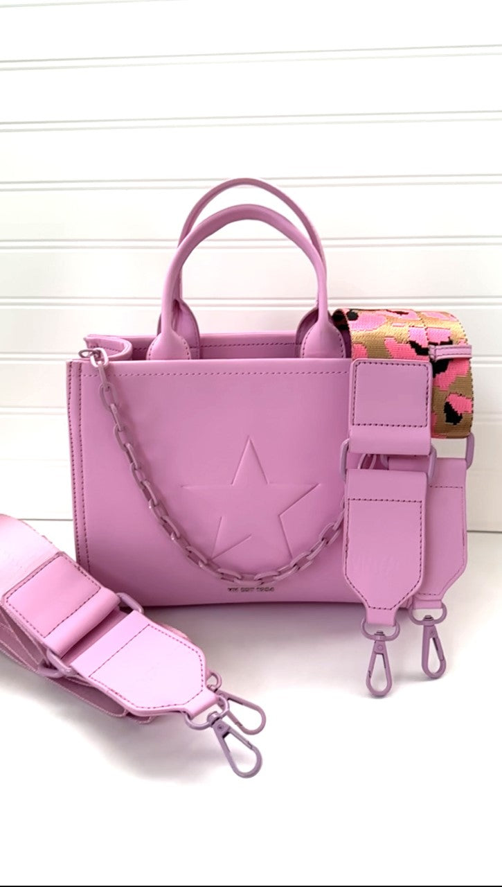 Pink ALYCE Top Handle Purse by VINTAGE HAVANA - Just One Thing