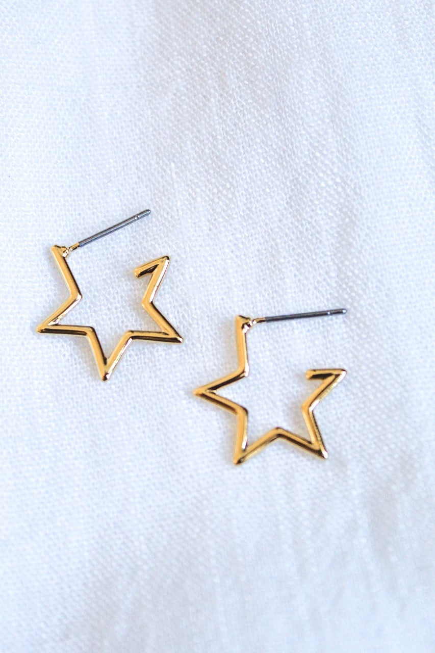 Star Line Earrings